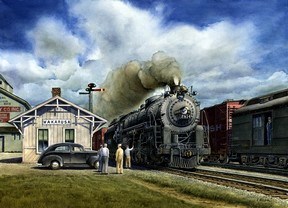 Wabash Meet at Wakarusa - The Wabash #2814 Class M1 4-8-2 Locomotive